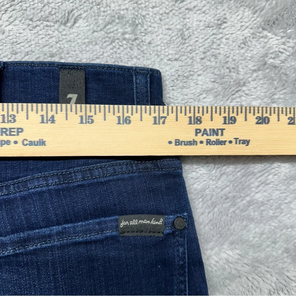 7 For All Mankind Luxe Performance Plus Slimmy Jeans Size 36 Slim Straight - Picture 8 of 11